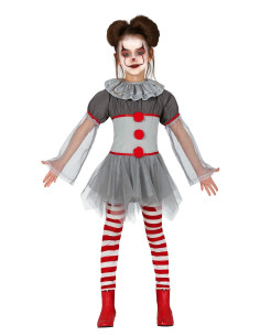 Disfraz de payaso asesino niña