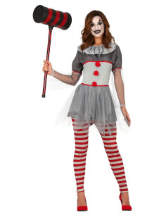 Disfraz payaso asesino mujer