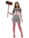 Disfraz payaso asesino mujer