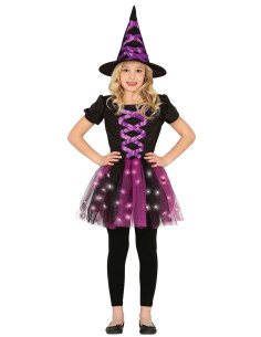 Disfraz bruja con luces...