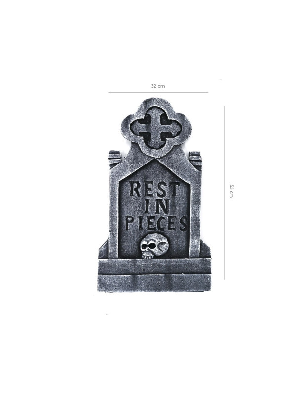 Lápida Halloween Rest in pieces