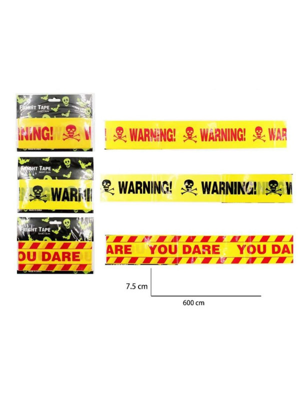 Cinta de seguridad amarilla