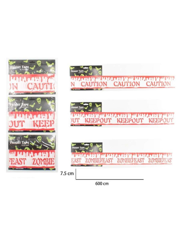 Cinta de seguridad blanca