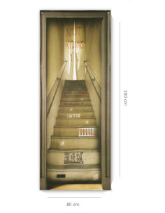 Cortina escaleras Halloween