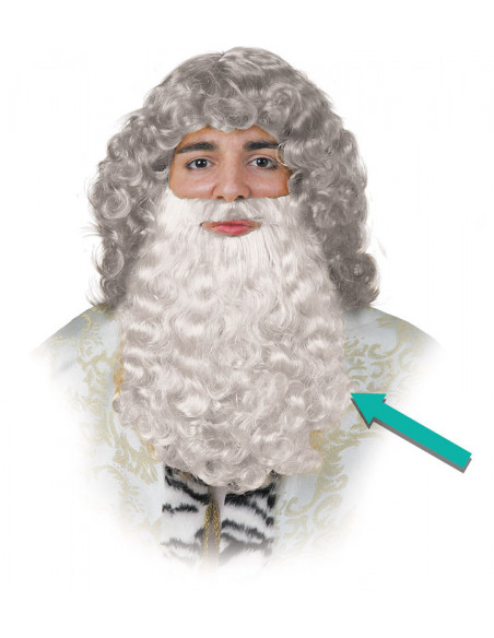 barba rey mago blanca