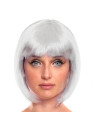 Peluca blanca corta