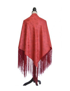 Pañuelo damasco flecado para traje regional