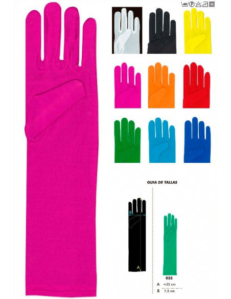 Guantes largos 35cm