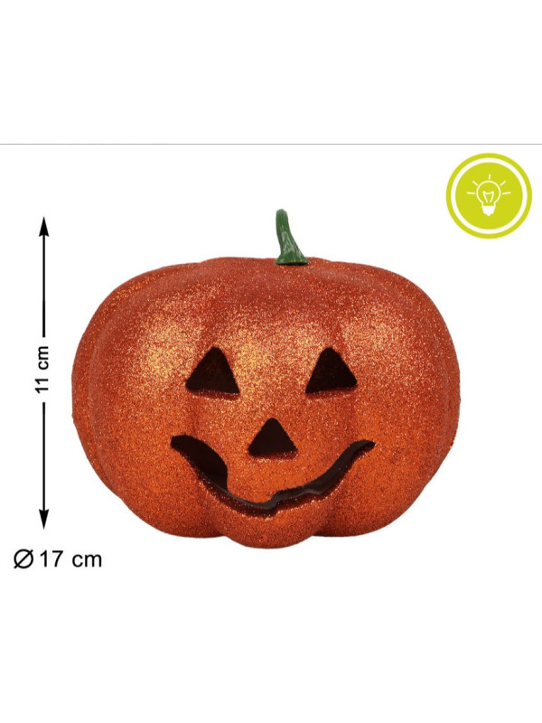 Calabaza decorativa luz