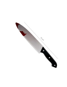 Cuchillo de cocina sangriento