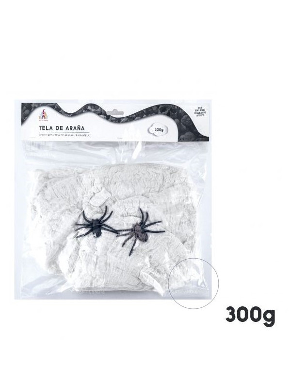 Tela de araña blanca