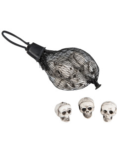 Saco con 12 calaveras