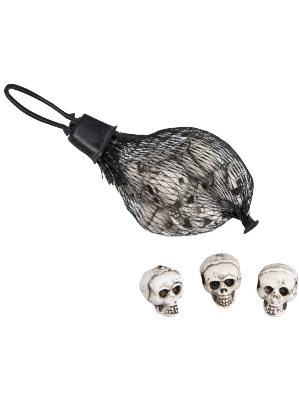 Saco con 12 calaveras