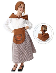 Disfraz castañera infantil