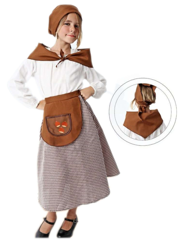 Disfraz castañera infantil