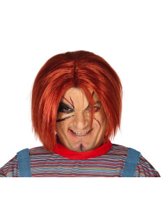 Peluca Chucky muñeco asesino