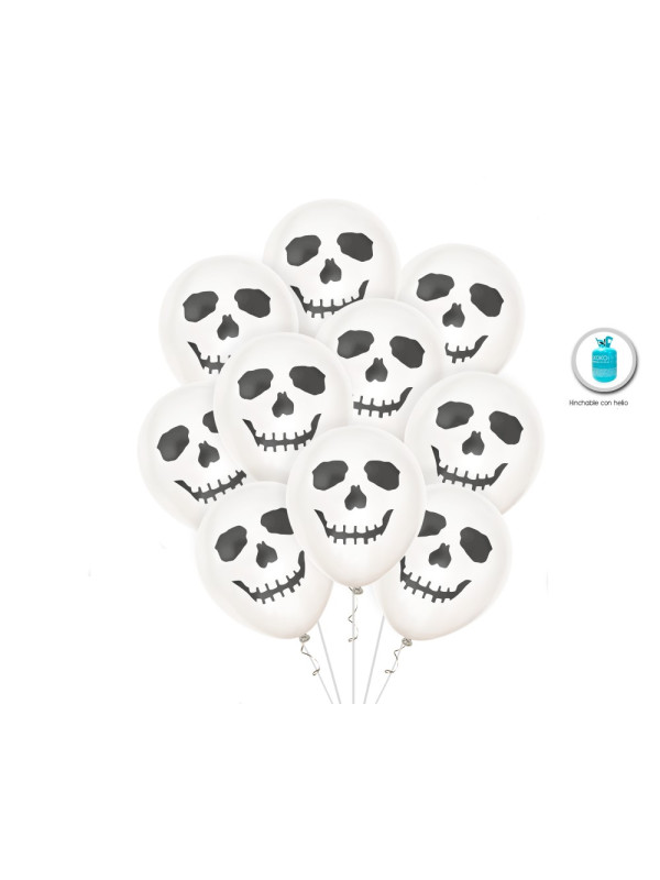 Globos Halloween calaveras