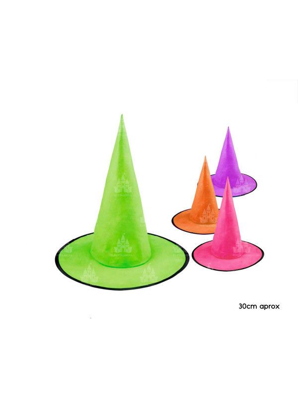 Sombrero bruja infantil de colores