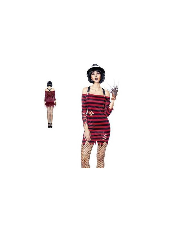 Disfraz Freddy Krueger mujer sexy