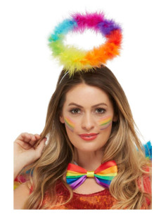 Diadema ángel multicolor