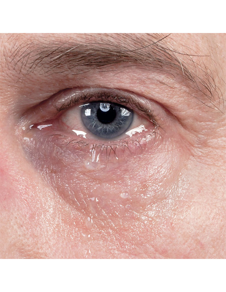 Maquillaje efecto lágrimas muestra