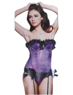 Corset de lentejuelas