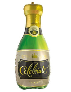 Globo botella de champagne