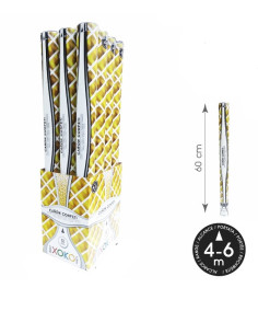 Cañón confeti metalizado 60cm