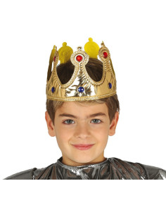 Corona rey infantil tela