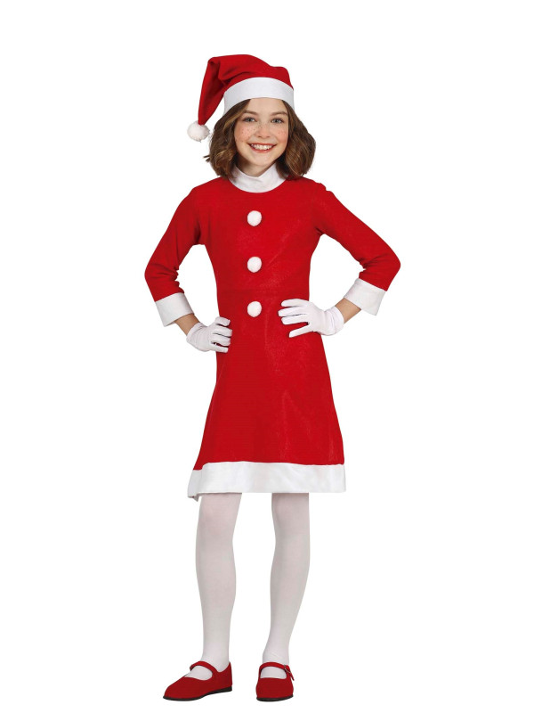 Disfraz de Mamá Noel infantil