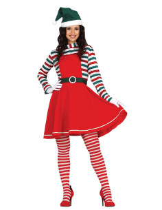 Disfraz ayudante de Santa mujer