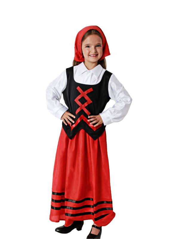 Vestido de pastora para niña