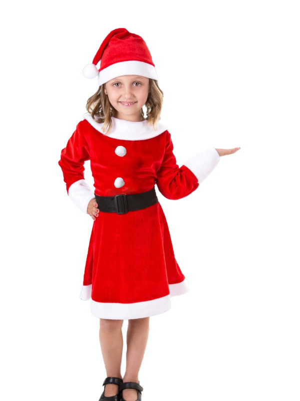 Disfraz Mama Noel niña