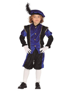 Disfraz de paje azul infantil