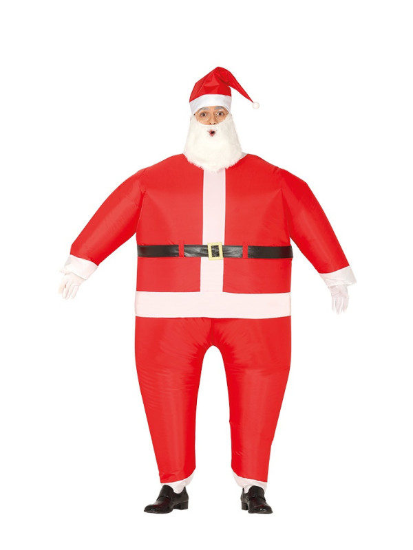 Disfraz Papá Noel hinchable