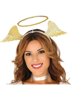 Diadema ángel con alas