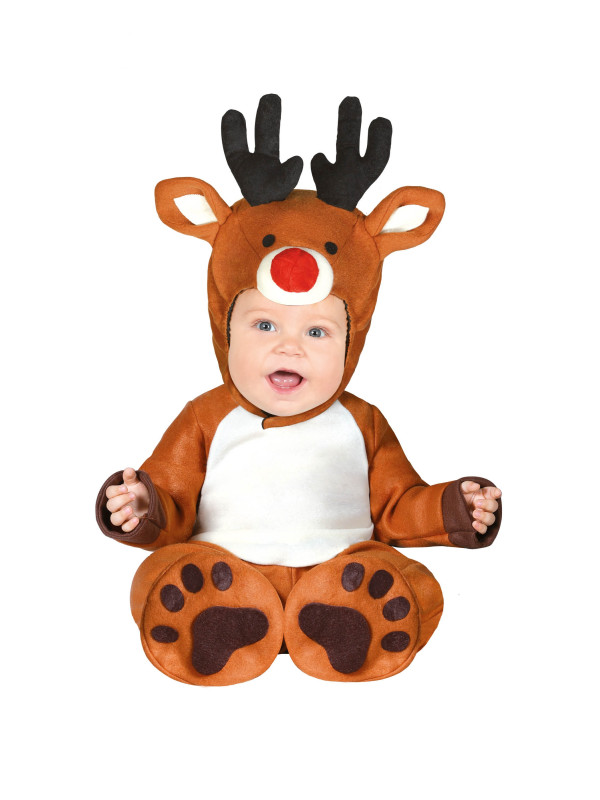 Disfraz reno feliz bebé