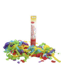 Cañón confeti colores