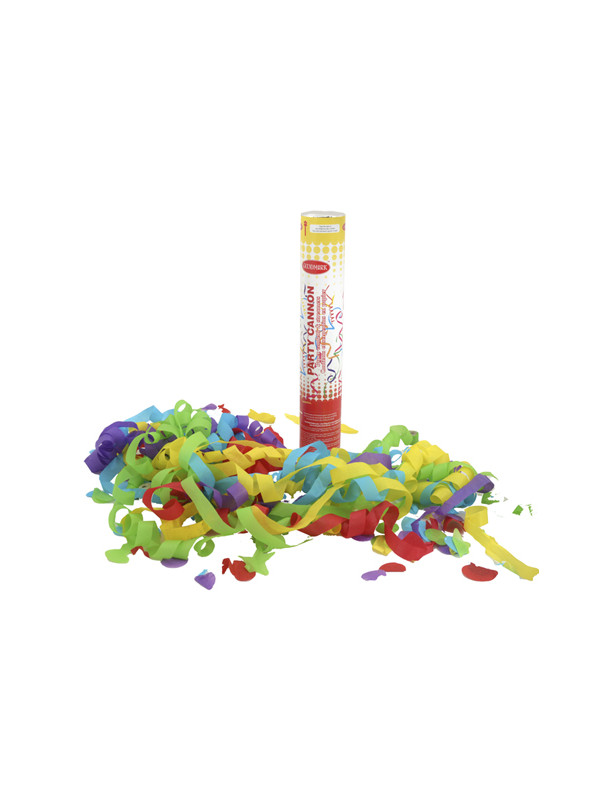 Cañón confeti colores