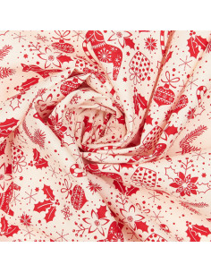 Tela de algodón navideña