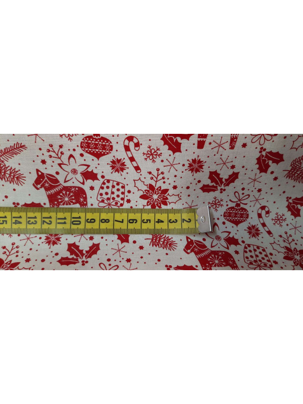 Tela de algodón navideña