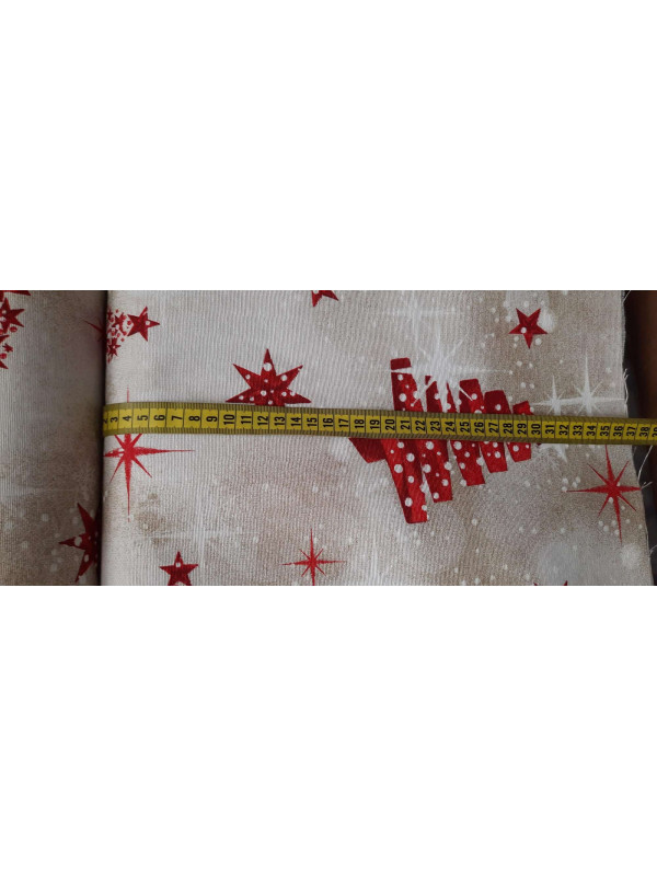 Loneta Navidad con arbolitos