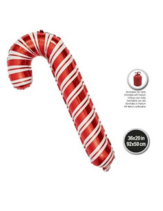 Globo bastón de caramelo