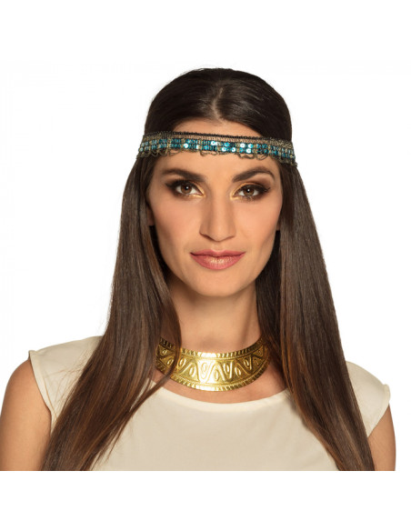 Collar egipcia de metal