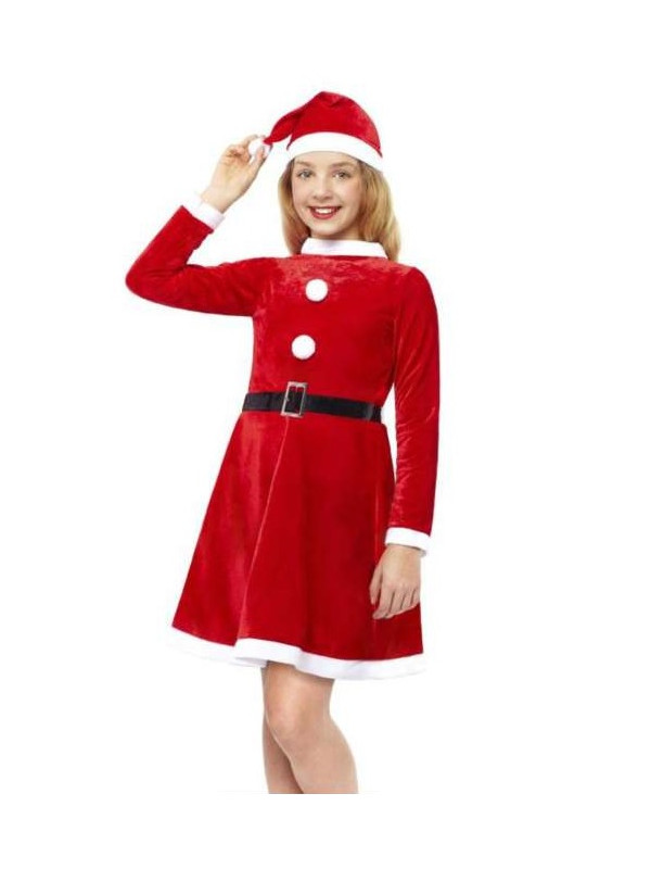 Disfaz Mamá Noel Claus infantil