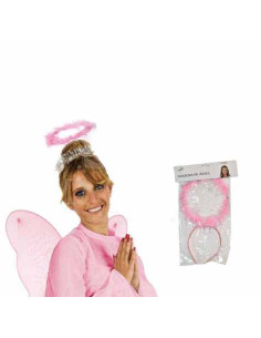 Diadema ángel rosa