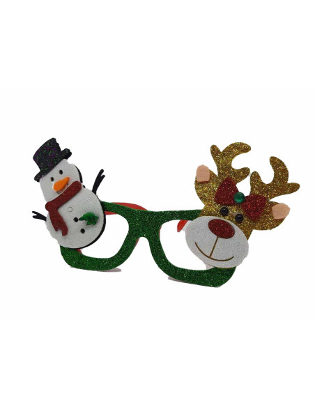Gafas navideñas con muñecos