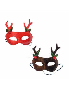 Antifaz navideño de reno