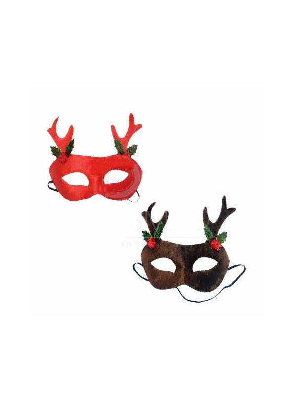 Antifaz navideño de reno