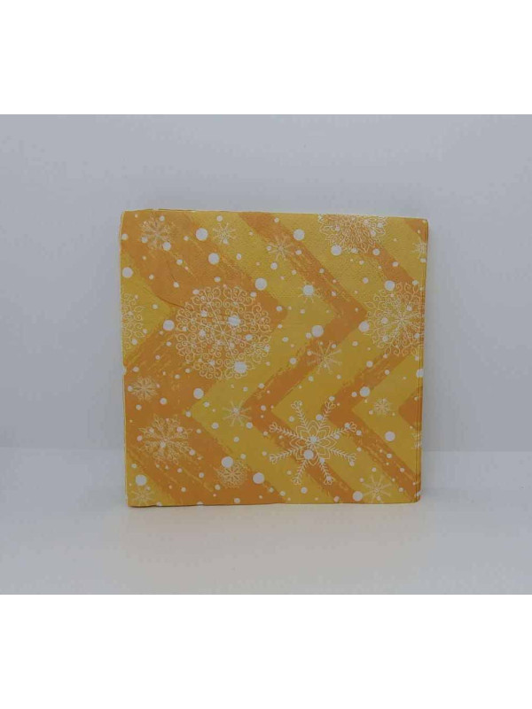 Servilletas navideñas dorada